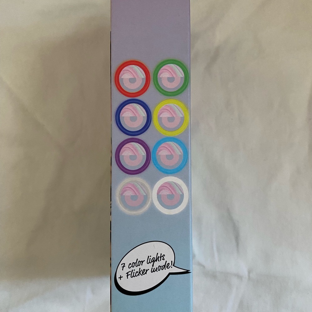 VIVITAR IVLOG PORTABLE RINGLIGHT IN FULL COLOR CLIP ON NEW 7 COLORS SEALED